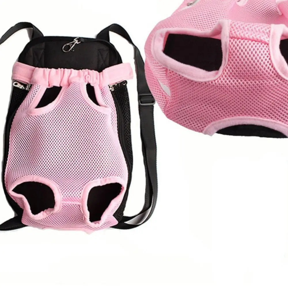 Adjustable Dog Front Carrier Legs Out Dog Backpack Carrier Pet Carrier Backpack for Small Dogs Cats and Puppies