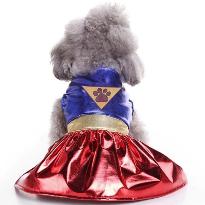 Dog Dress Puppy Luxury Skirt Summer Pet Princess Clothes Sweet Dog Clothes for Small Dogs Pet Floral Dog Skirt Fancy Cat Dress