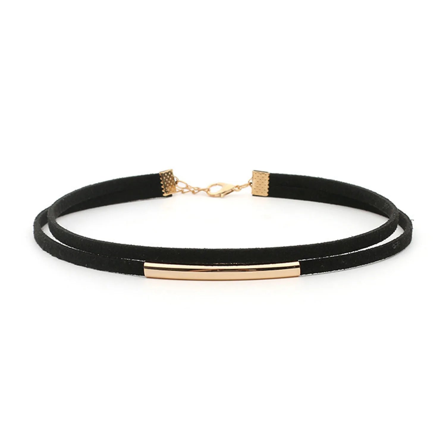 Gothic Black Velvet Choker Necklace – Women’s Tattoo Style Short Neck Collar Jewelry