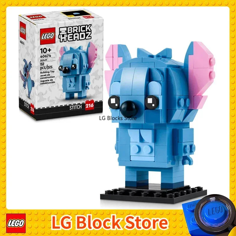 Lego BrickHeadz 40674 Stitch Buildable Disney Toy for Kids Boys and Girls Aged 10+ Birthday Christmas Gift (152 Pieces)