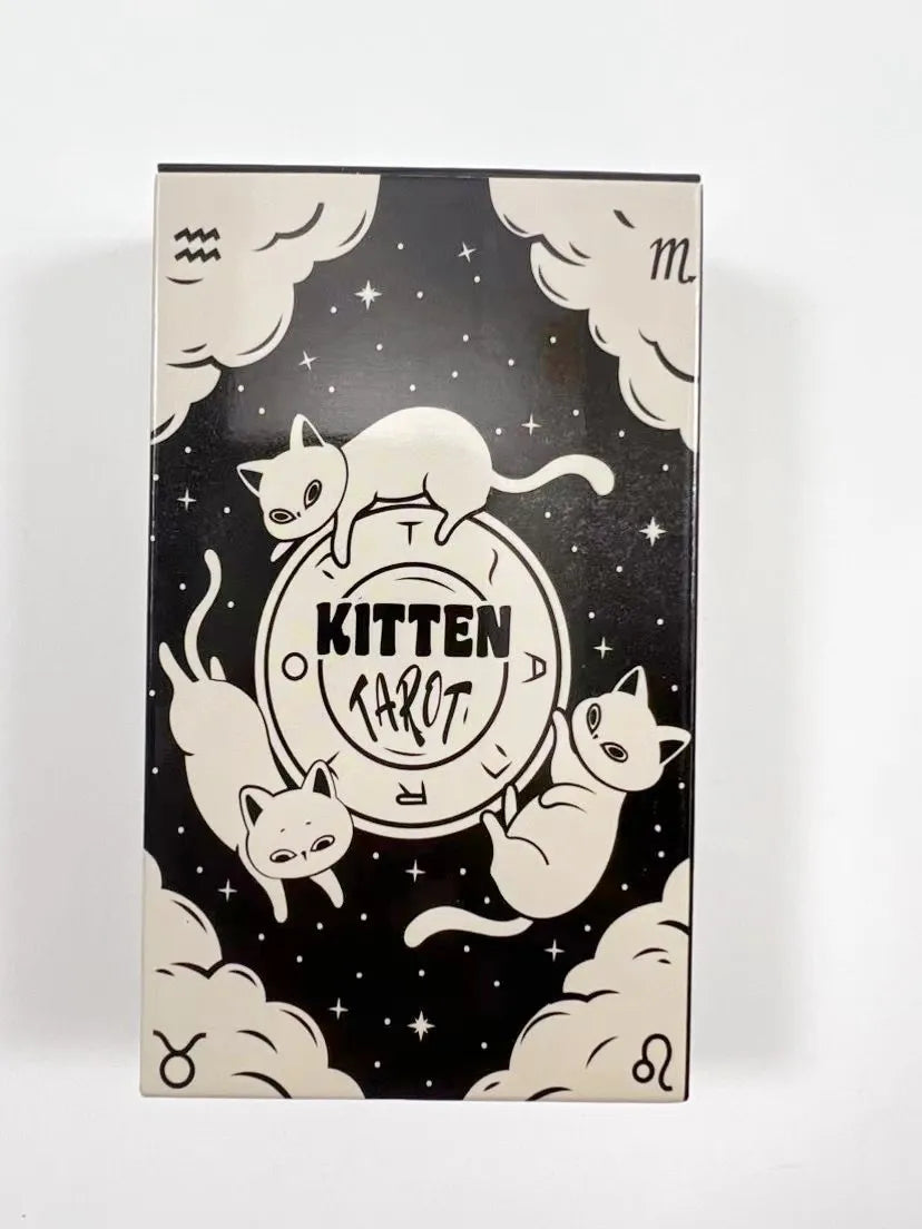 kittened tarot cards A 78 Deck Oracle English Visions Divination Edition Borad Playing Games