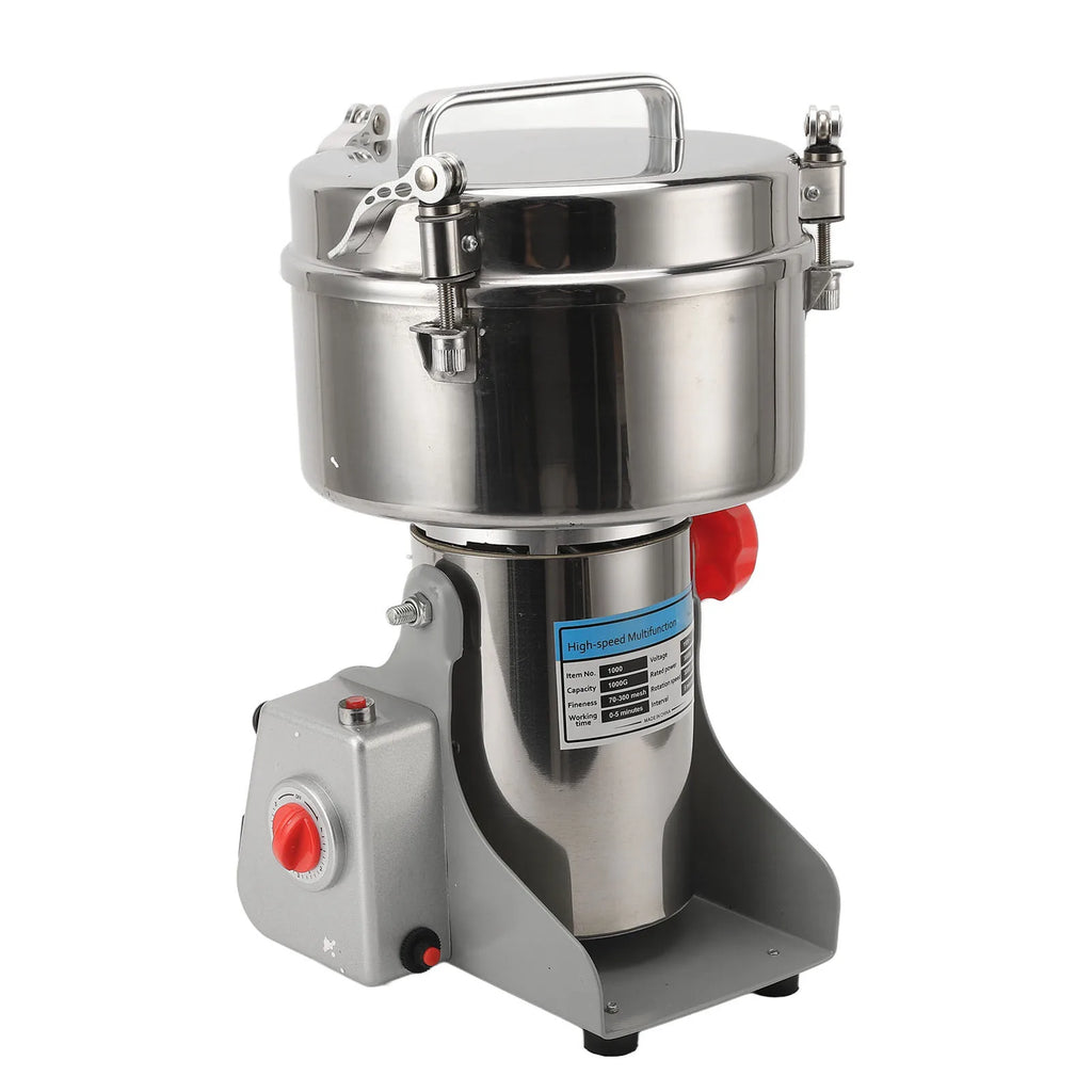 Electric Bean Grinder Multi Purpose High Speed Stable Easy to Clean Swing 1000G Electric Grinding Machine for Home for Spices