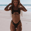 Bikini solid color suit