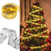 1pcled Ribbon Light Ribbon Ribbon Light String Christmas Tree Decoration Lights 2 Meters 20 Lights