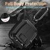 Armor Case for Samsung Galaxy Buds 3/Galaxy Buds3 Pro Secure Lock Cover Buds3 Pro Cover with Cleaning Kit for Men [2-In-1] 