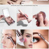 14-Piece Makeup Brush Set with Illuminated Mirror, Portable Short Handle,Led Light,Usb Rechargeable Makeup Brushes Kit