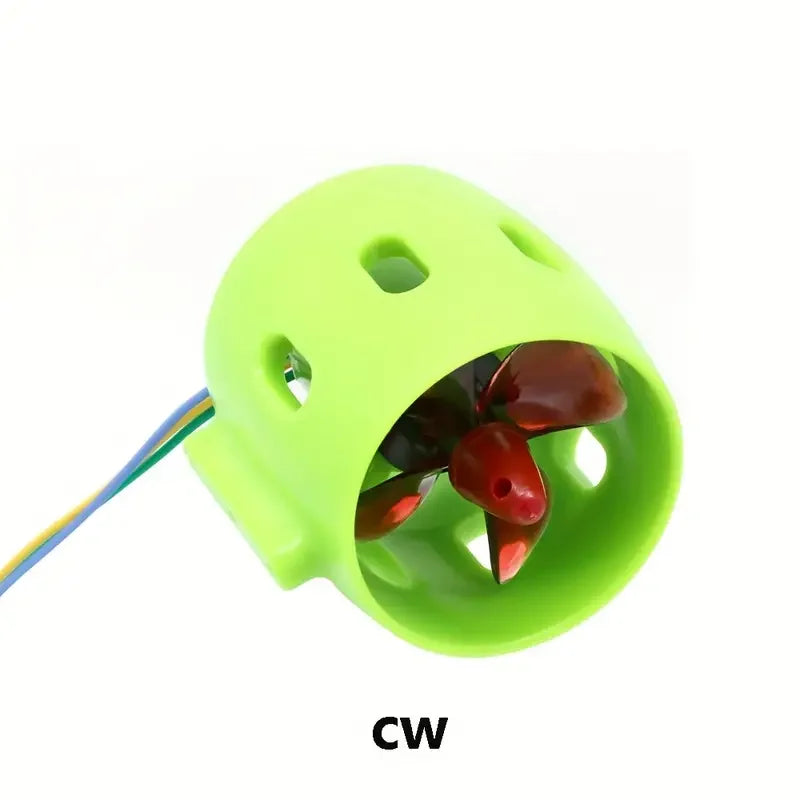 DC 12V-24V 20A Underwater Jet Boat 4 Blade CW CCW Thruster Engine For DIY RC Robot Decoy Nest Boat Submarine Motor