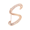 Women Men A-Z Letter Brooch Rhinestones Crystal Silver Color English Alphabet Metal Pins Cute Jewelry Accessories Christmas Gift