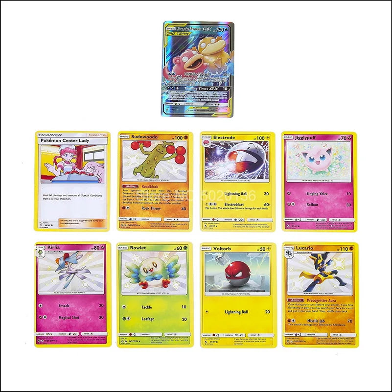 Pokemon Cards GX EX Hidden Fates English Trading Card Shining Game Versions 36 Pack Collection Toys