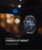 NORTH EDGE Men's Digital Watch Military Waterproof 50M Running Sports Pedometer Stopwatch Watch Heart Rate Wristband Android IOS