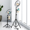 LED Selfie Ring Light Multi-Function Dimmable Ring Light for Cell Phone Holder Camera Live Video Stream Makeup Youtube