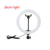 LED Selfie Ring Light Multi-Function Dimmable Ring Light for Cell Phone Holder Camera Live Video Stream Makeup Youtube