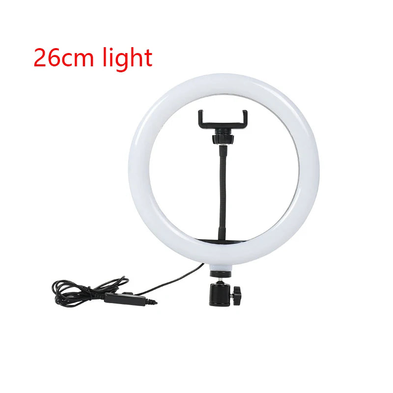 LED Selfie Ring Light Multi-Function Dimmable Ring Light for Cell Phone Holder Camera Live Video Stream Makeup Youtube