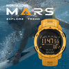 NORTH EDGE Mens Smart Watch Women Sportswatch Dual Time Running Pedometer Countdown Waterproof 50m Digital Alarm Military Clock
