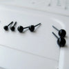 Hot Eye accessories DIY Plush Glass Eyes 4/5/6/8/10/12 mm Needle Felting Bears Black Eyes Dolls Accessories Hot Sale Toy Gift