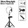LED Selfie Ring Light Multi-Function Dimmable Ring Light for Cell Phone Holder Camera Live Video Stream Makeup Youtube