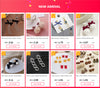 2021 Summer Fairy Non-pierced Ear Clip Double-layer Hollow Shell Flower Clip on Earrings for Women Temperament Elegant Earrings