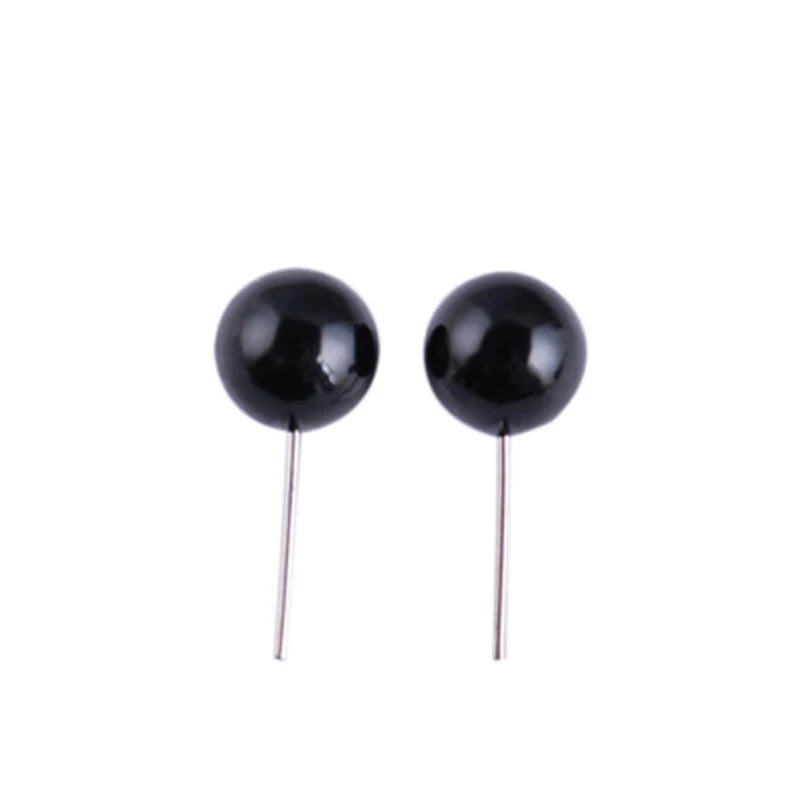 Hot Eye accessories DIY Plush Glass Eyes 4/5/6/8/10/12 mm Needle Felting Bears Black Eyes Dolls Accessories Hot Sale Toy Gift