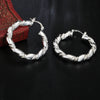 Hot new High quality 925 Sterling Silver hoop Earrings for Woman fashion party wedding Jewelry elegant Christmas Gifts