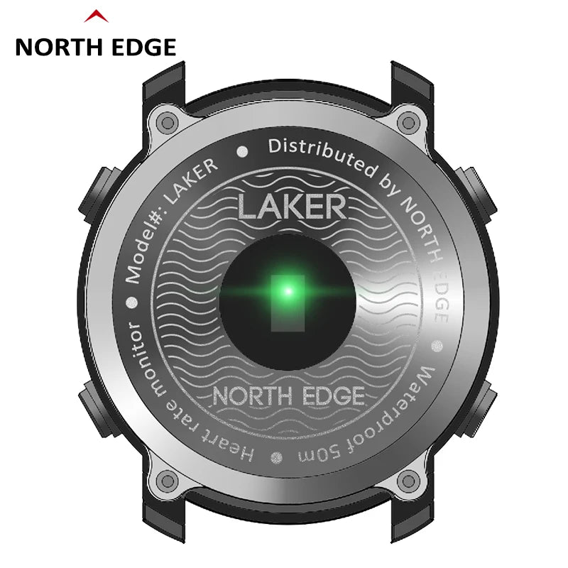 Men's Digital Watch Military Waterproof 50M Running Sports Pedometer