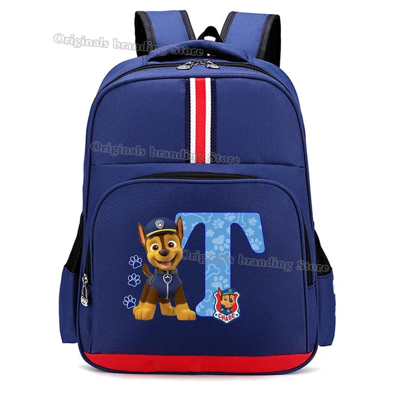 Paws Patrols School Bag Anime Kid Boy Girl Knapsack Teenager Printed Backpack Student Large Capacity Book Bag Rucksack Children