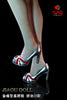 1/6 Scale Female Fishbill High Heels Shoes Model Fit 3.3cm Length Feet Soldier 12" Action Figure Body