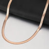 Stainless Steel Necklaces Herringbone Blade Snake Chain Light Luxury Unisex Clavicle Choker Men Necklace For Women Jewelry Gifts