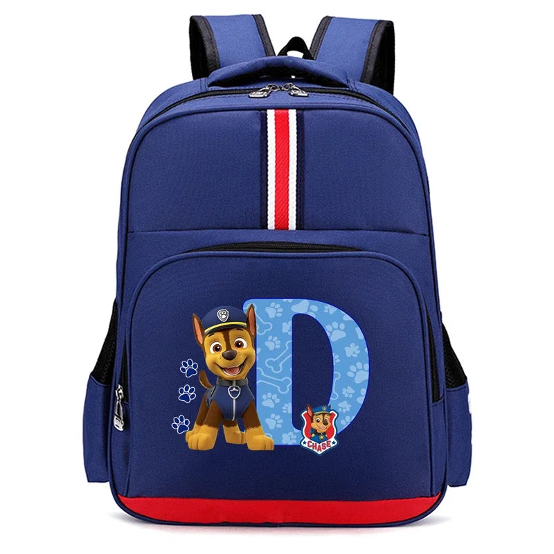 Paws Patrols School Bag Anime Kid Boy Girl Knapsack Teenager Printed Backpack Student Large Capacity Book Bag Rucksack Children