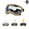Color changing pet glasses, dog goggles, size dog sunglasses, snow glasses, UV resistant dog sunglasses