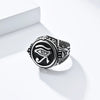 New Vintage Eye of Horus Rings Stainless Steel Punk Ancient Egypt Pharaoh Text Symbol Men Ring Amulet Jewelry Gift Wholesale