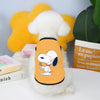 Big Dog Disney Snoopy Pet Vest Puppy Clothes 2024 Chihuahua Dog Summer Products Home Garden