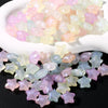 30Pcs Luminous Acrylic Beads 15mm Pentagram Loose Beads For Glow In The Dark Jewelry Making DIY Bracelet Necklace Earring