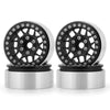 AXSPEED 4Pcs Metal 1.9"/2.2inch Beadlock Wheel Rims 25/35mm for Axial SCX10 Wraith TRX-4 D90 1/10 RC Crawler Car Upgrade Parts