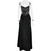 Articat Elegant Spaghetti Strap Satin Split Maxi Dress Women Sexy Backless Bodycon Party Evening Dress Summer Holiday Beachwear