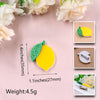 35mm Cute Pear Brooch (Safty Pin) Laser cut Acrylic Jewelry For Baby Girl Gift
