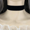 Gothic Black Velvet Choker Necklace – Women’s Tattoo Style Short Neck Collar Jewelry