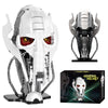 Gobricks MOC Space War General Grievous Helmet Building Blocks Model Battle Helmet Collection Bricks Assembly Toys Kids DIY Gift