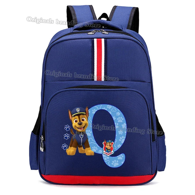 Paws Patrols School Bag Anime Kid Boy Girl Knapsack Teenager Printed Backpack Student Large Capacity Book Bag Rucksack Children