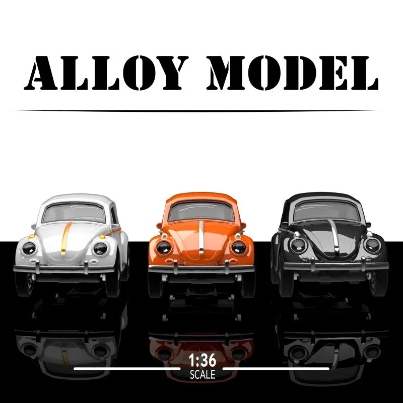 1/36 Scale Diecast Metal Pull Back Action Drives Car Forward Car Model Toy for Gift/Kids