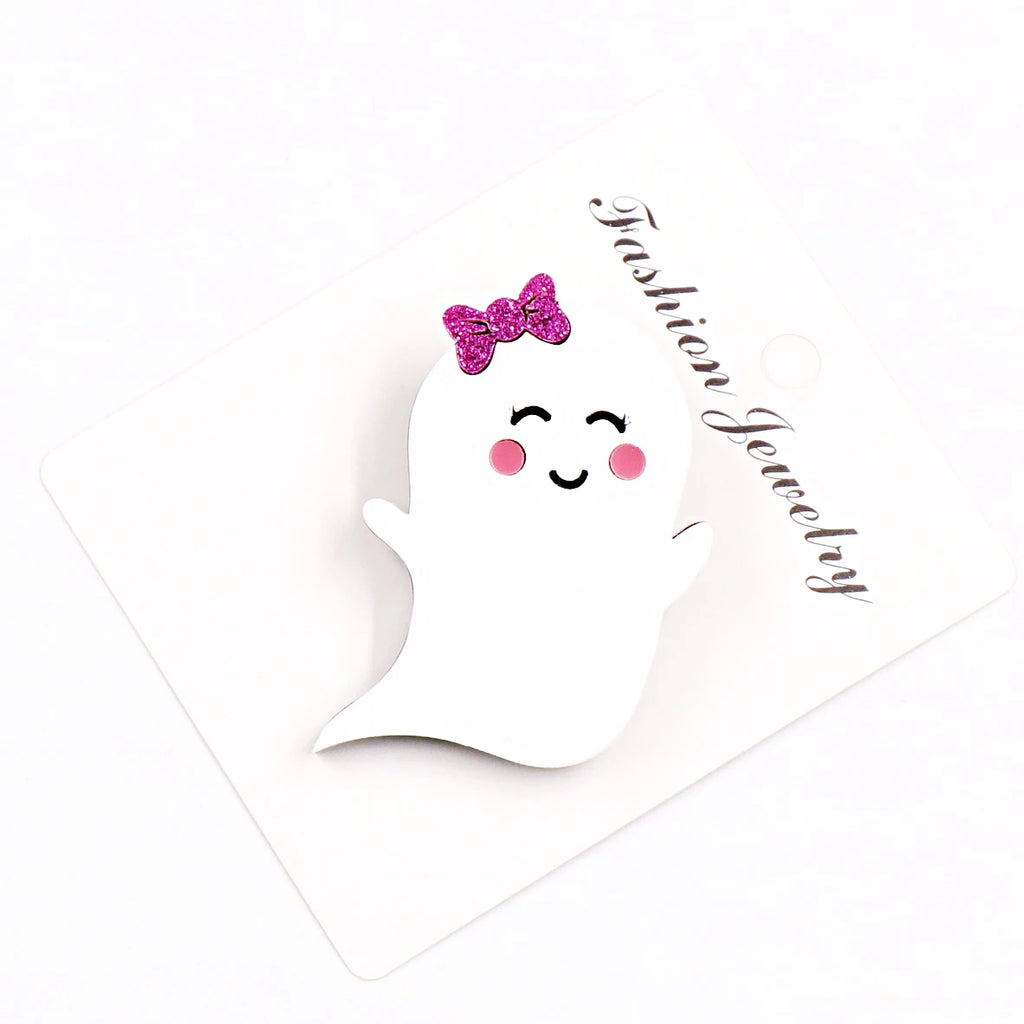 35mm Cute Pear Brooch (Safty Pin) Laser cut Acrylic Jewelry For Baby Girl Gift