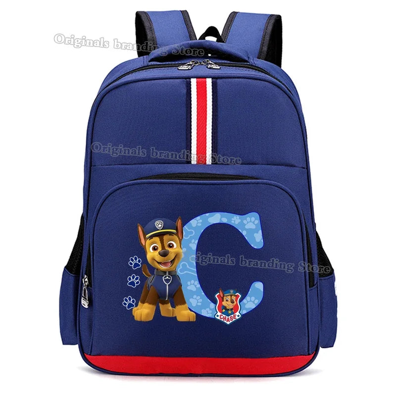 Paws Patrols School Bag Anime Kid Boy Girl Knapsack Teenager Printed Backpack Student Large Capacity Book Bag Rucksack Children