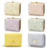 MINISO Kawaii Hello Kitty Wallet Keychains Sanrio Pochacco My Melody ACGN Cards Bag Kuromi Coin Anime Bag