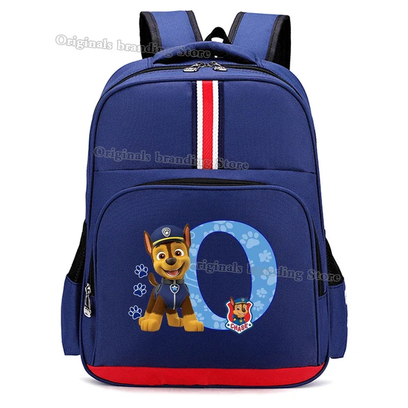 Paws Patrols School Bag Anime Kid Boy Girl Knapsack Teenager Printed Backpack Student Large Capacity Book Bag Rucksack Children