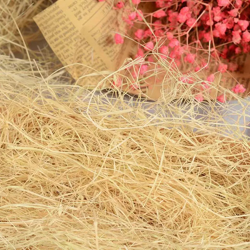1 Pack 30g Jute Nesting Material Nest / Fibre Aviary Birds Canaries Finches Nest Filled Grass Bird Cage Accessories Decoration