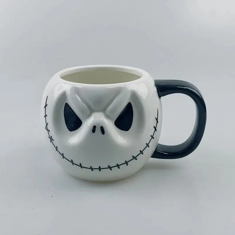 The Nightmare Before Christmas Jack Ceramic Cup Cartoon Creative Coffee Milk Breakfast Oatmeal Mug Kitchen Drinkware Cups Gifts