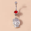 Fashion Fruit Cherry Belly Button Rings Sexy Navel Rings Belly Piercing Body Jewelry for Women Girl Party Holiday Jewelry Gifts