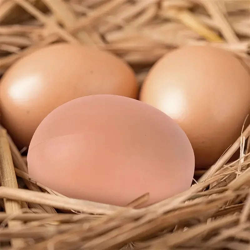 6/12Pcs Plastic Eggs Chicken House Small Fake Eggs Farm Animal Supplies Cages Accessories Guide Chicken Nest Egg Painting