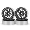 AXSPEED 4Pcs Metal 1.9"/2.2inch Beadlock Wheel Rims 25/35mm for Axial SCX10 Wraith TRX-4 D90 1/10 RC Crawler Car Upgrade Parts