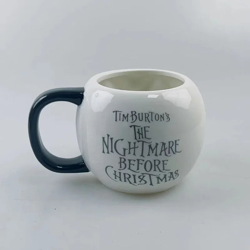The Nightmare Before Christmas Jack Ceramic Cup Cartoon Creative Coffee Milk Breakfast Oatmeal Mug Kitchen Drinkware Cups Gifts