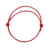 Rope Anklet for Men & Women – Adjustable Black & Red Summer Barefoot Bracelet Jewelry